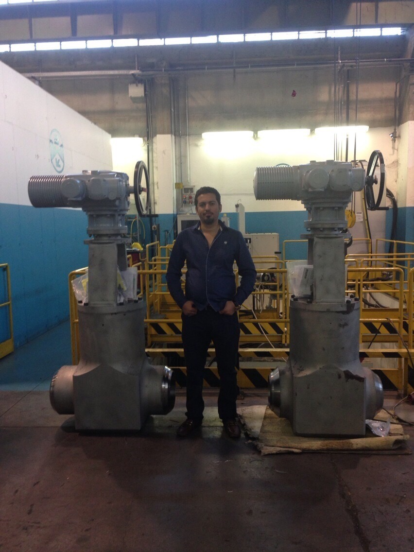 Large API valves and actuators prepared for refinery delivery